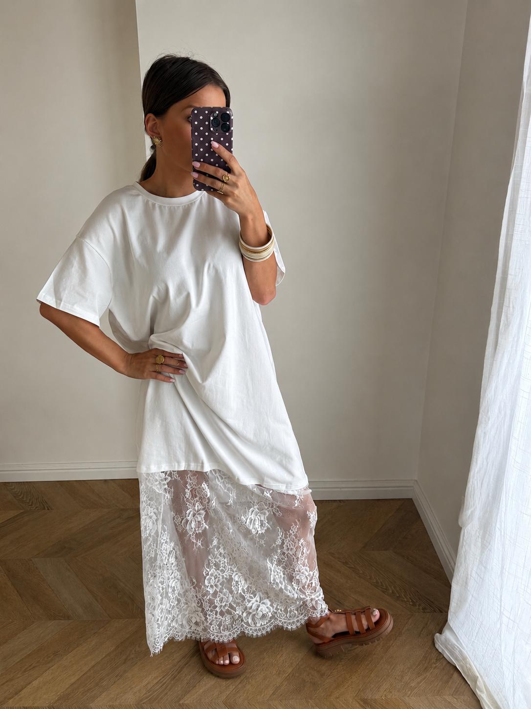 Robe May Blanc