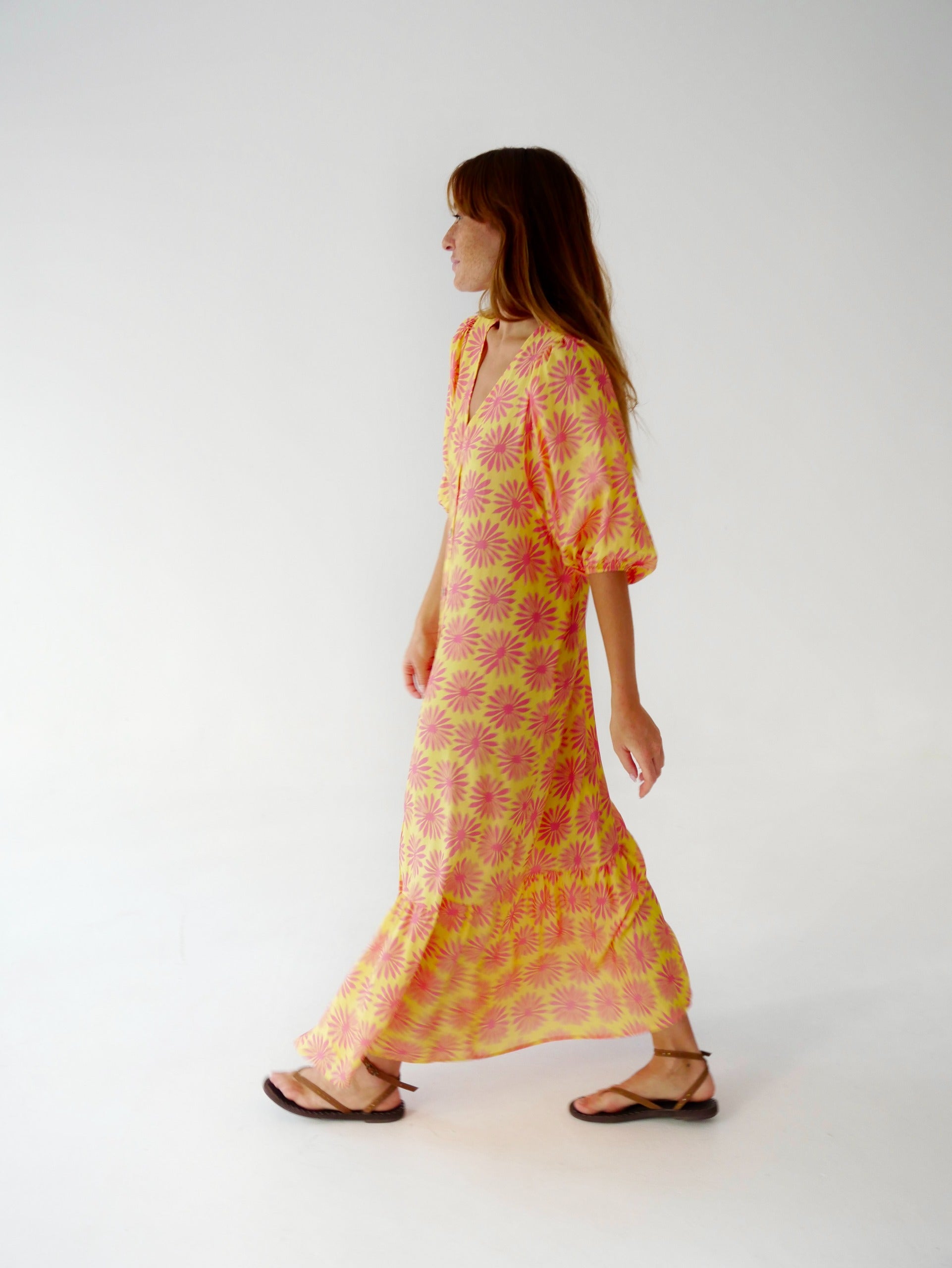 Robe Mica Jaune