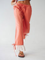 Pantalon Claudia Vichy Orange