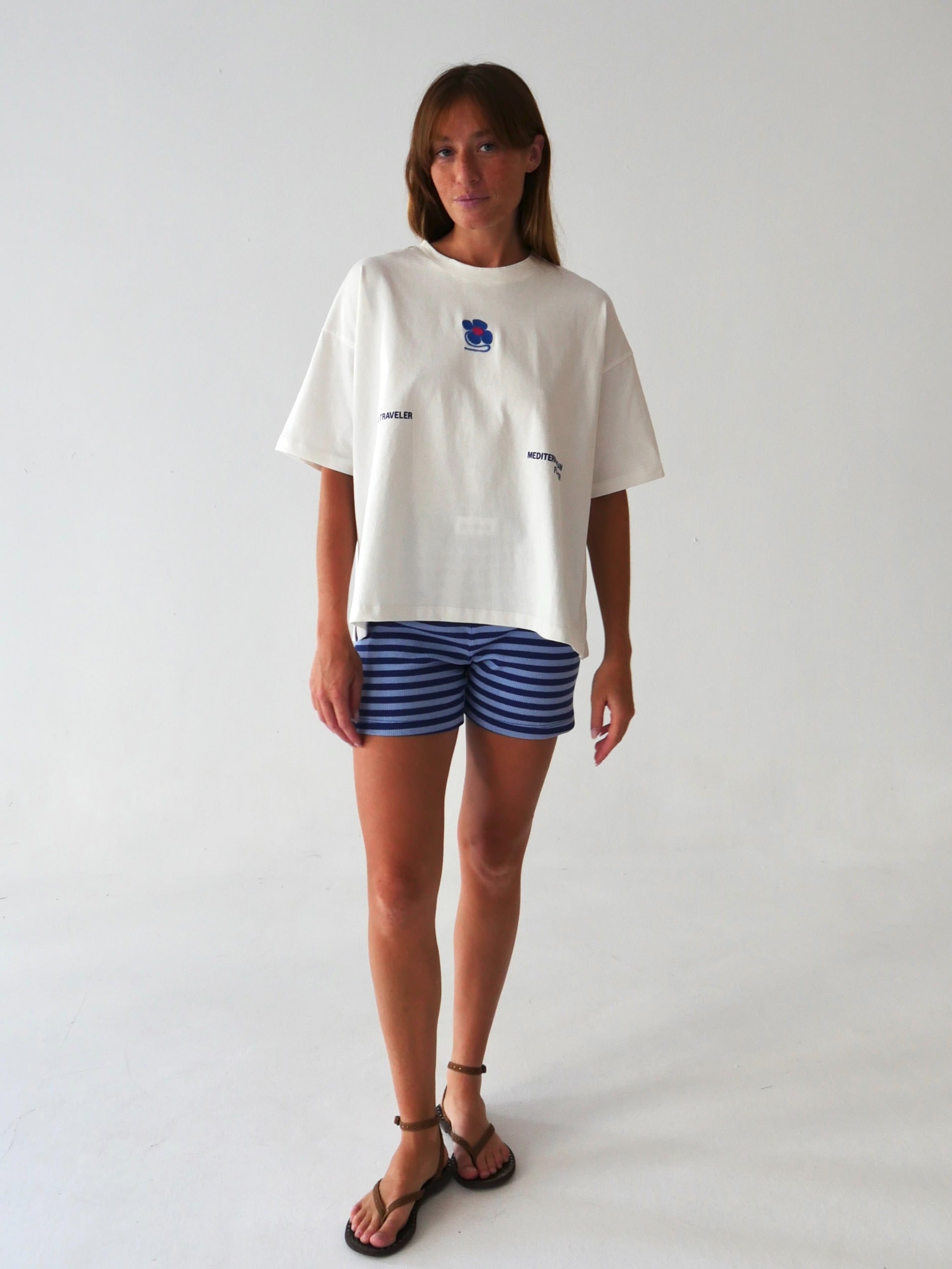 T-Shirt Fleur Méditerranéenne