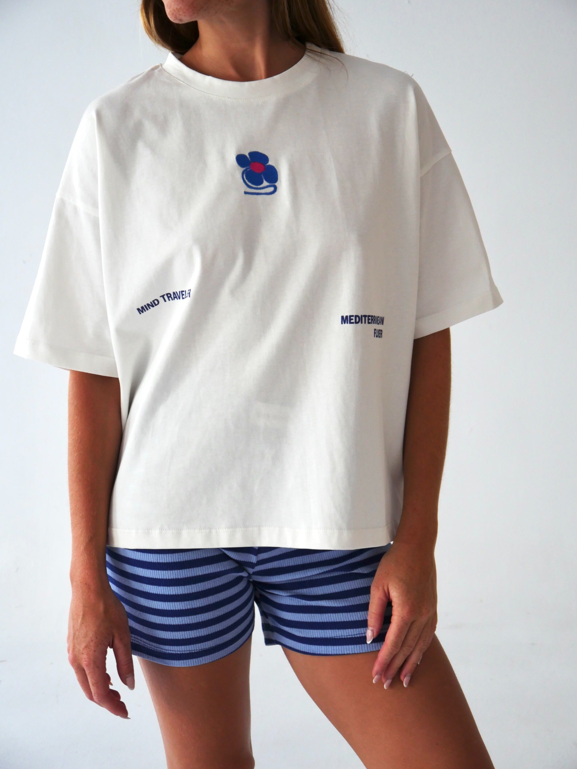 T-Shirt Fleur Méditerranéenne