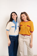 Cardigan En Coton Moutarde Mia