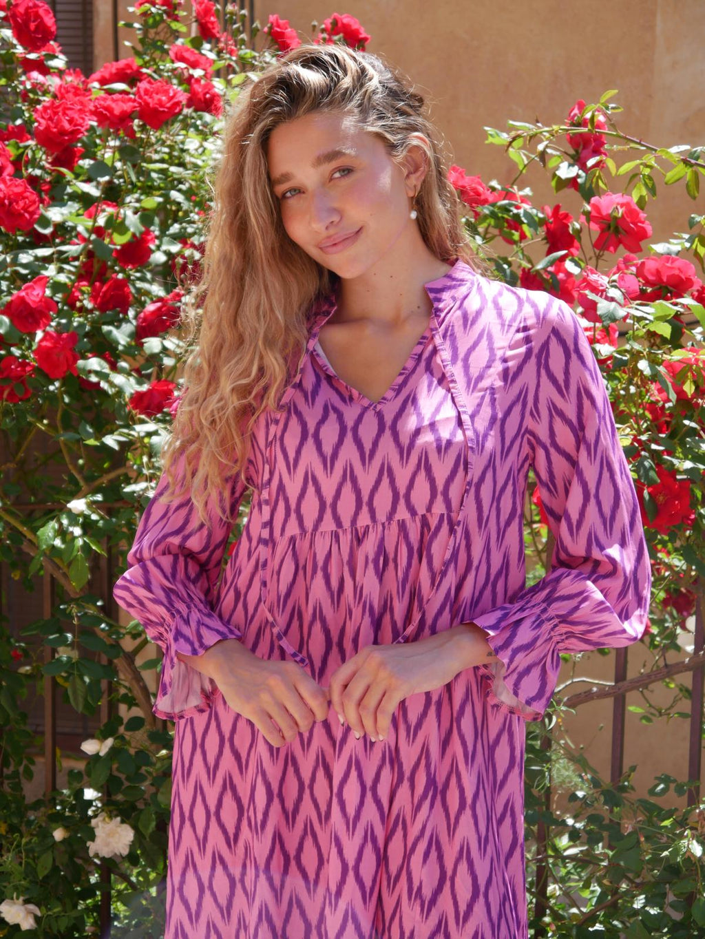 Vestido Allegra Púrpura Diamante