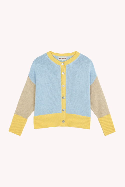 Leti Yellow Algodón Cardigan