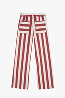 Jean À Rayures Bordeaux Valeria