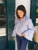 Chemisier Bleu Alicia