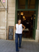 Top En Lin Blanc Gigi