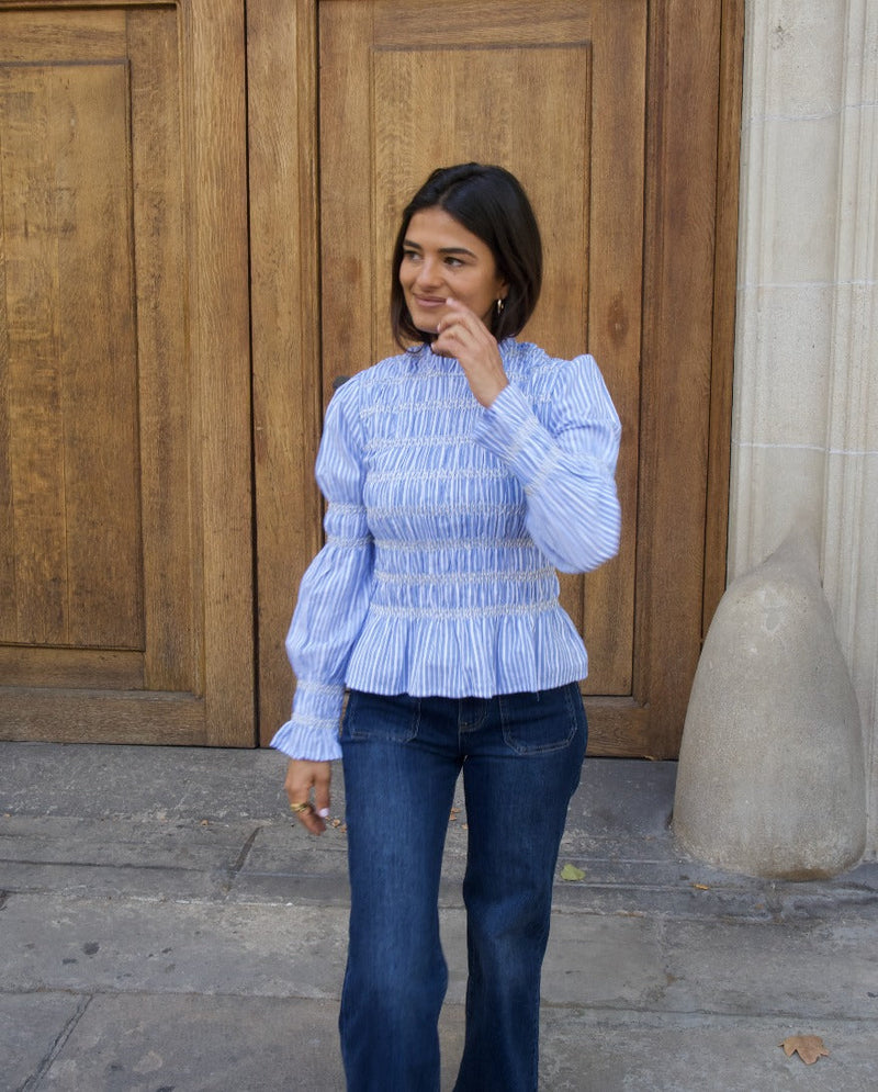 Chemisier Rocío Bleu