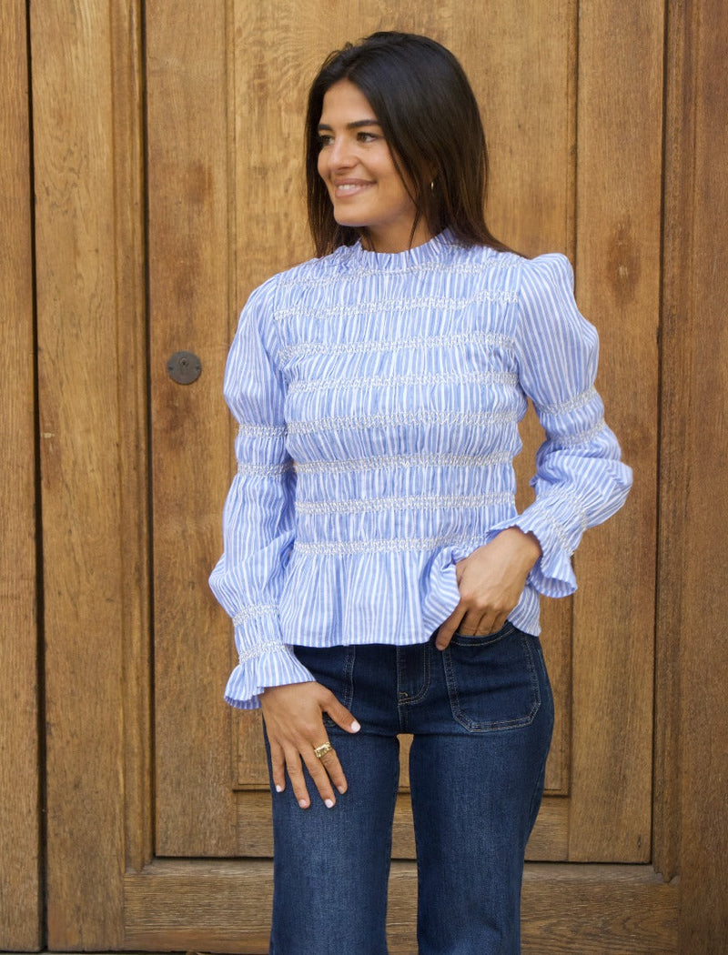 Chemisier Rocío Bleu