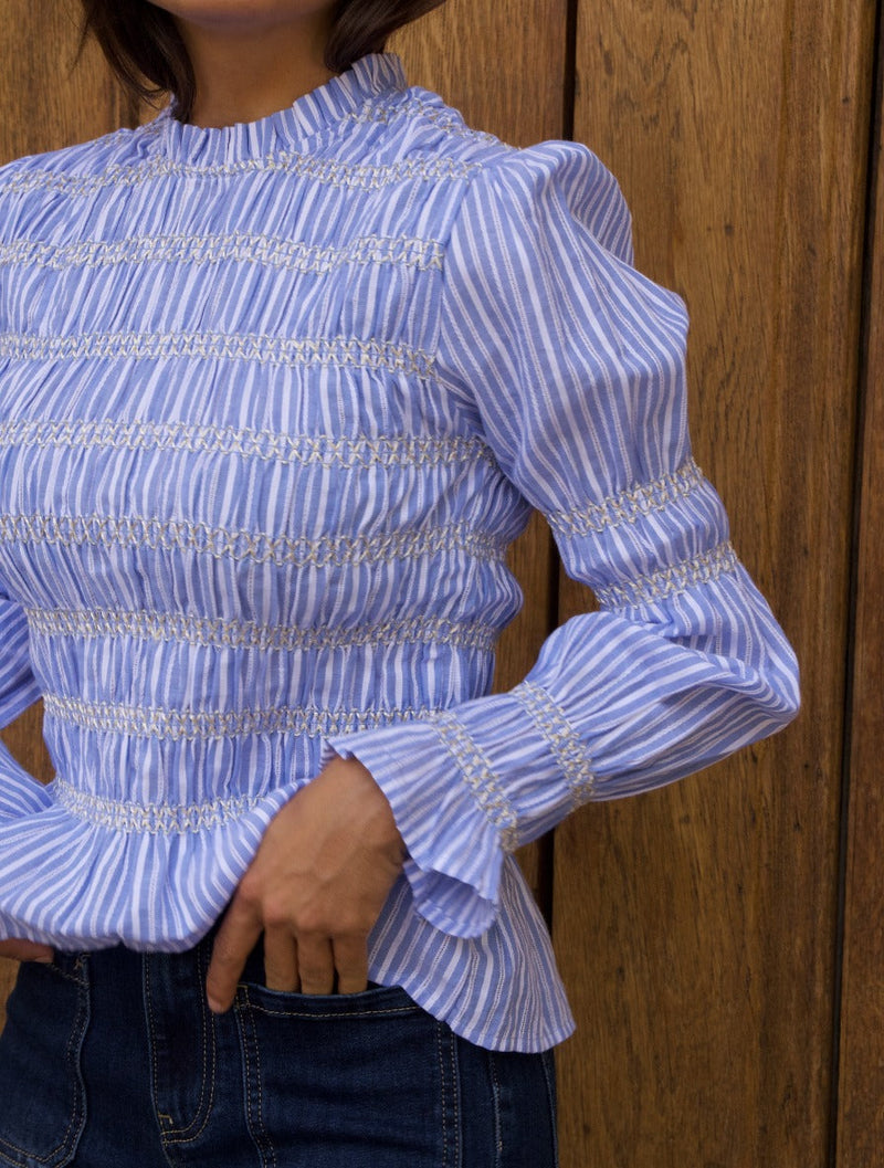 Chemisier Rocío Bleu