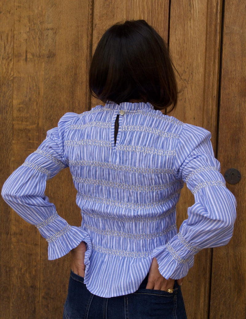 Chemisier Rocío Bleu