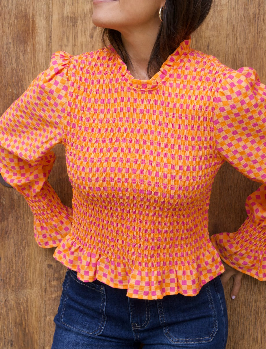 Orange Chia Blouse