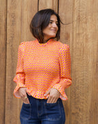 Orange Chia Blouse
