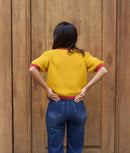 Cardigan En Coton Moutarde Mia