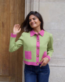 Cardigan Dahlia Vert