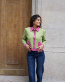 Cardigan Dahlia Vert