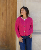 Cárdigan Cloé Fucsia