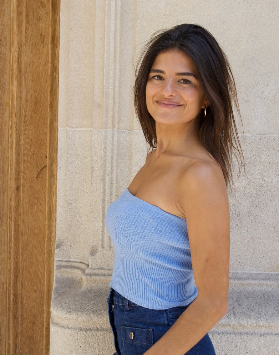 Inés Top Azul
