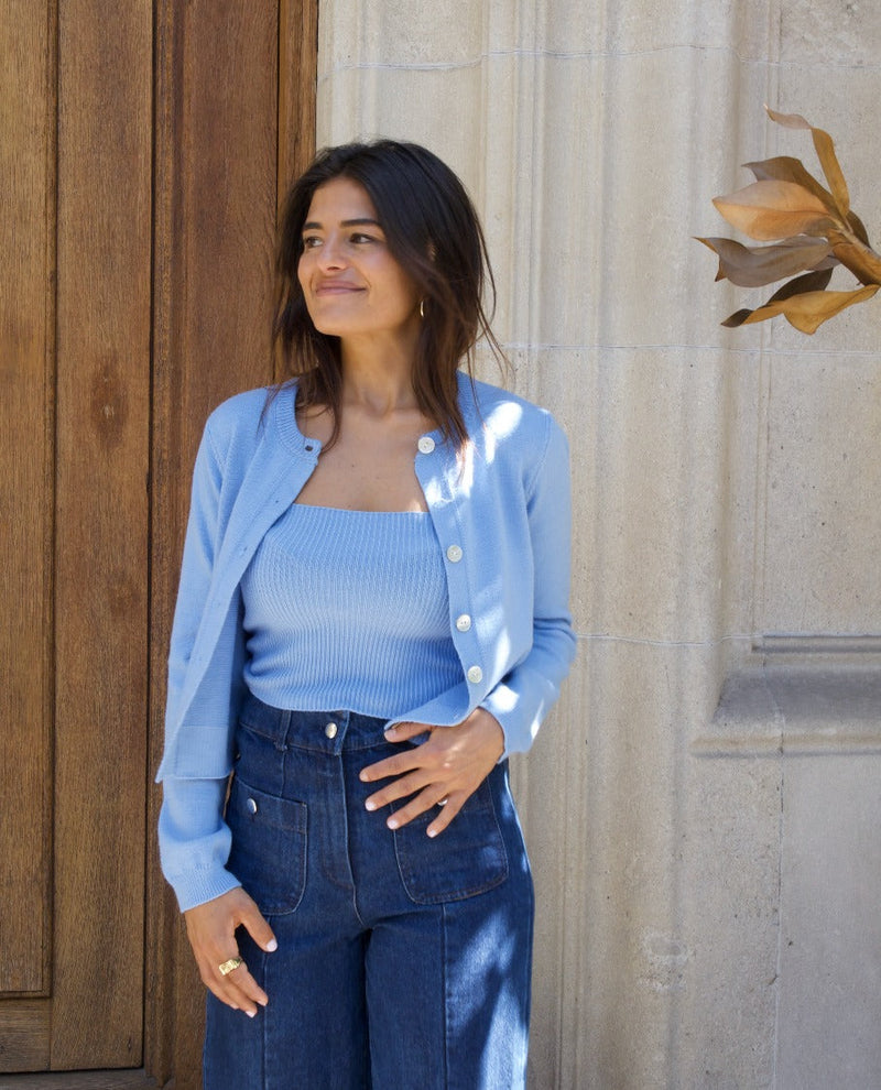 Cardigan Bleu Inés