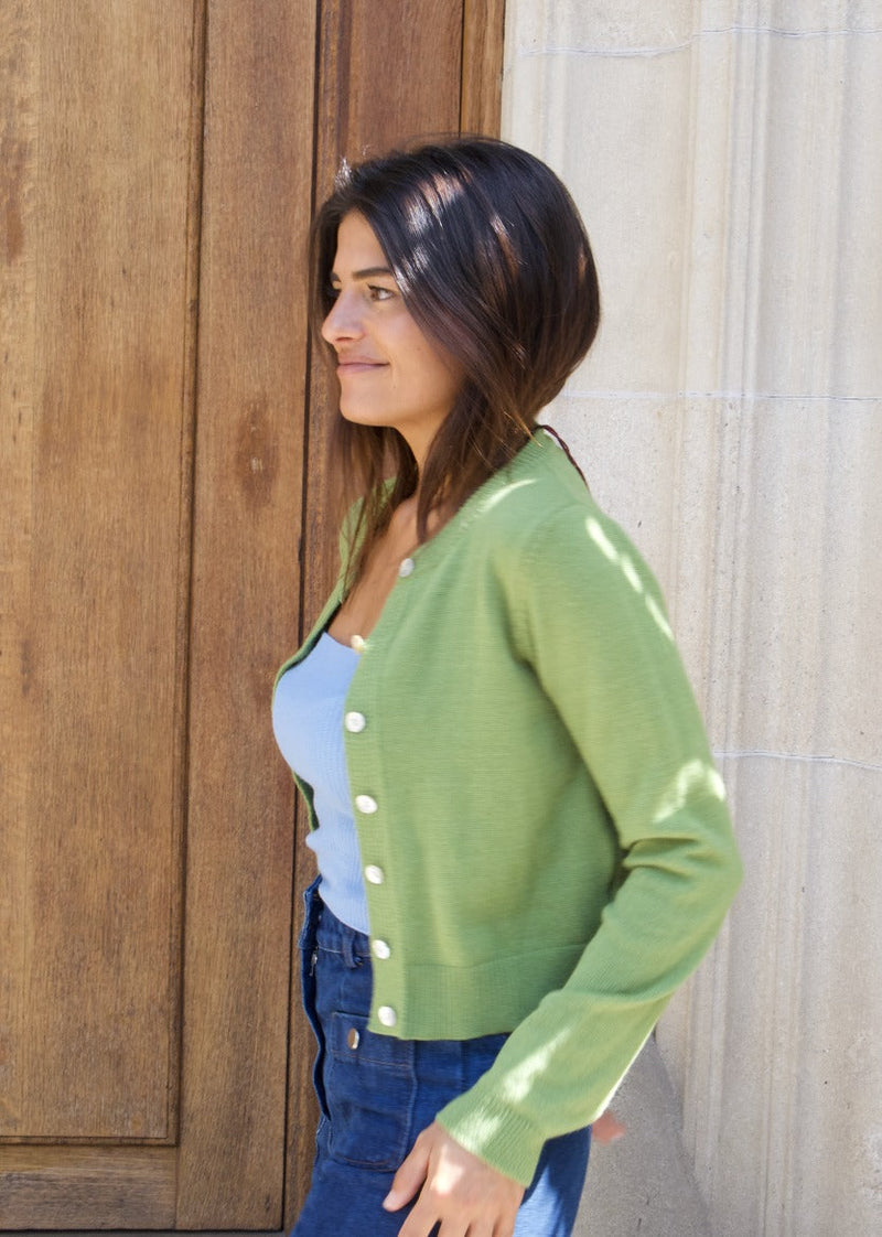 Cardigan Vert Inés