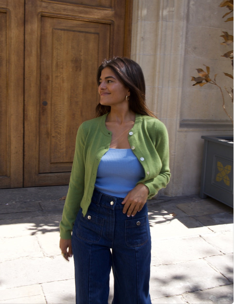 Inés Top Azul