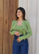Cardigan Vert Inés