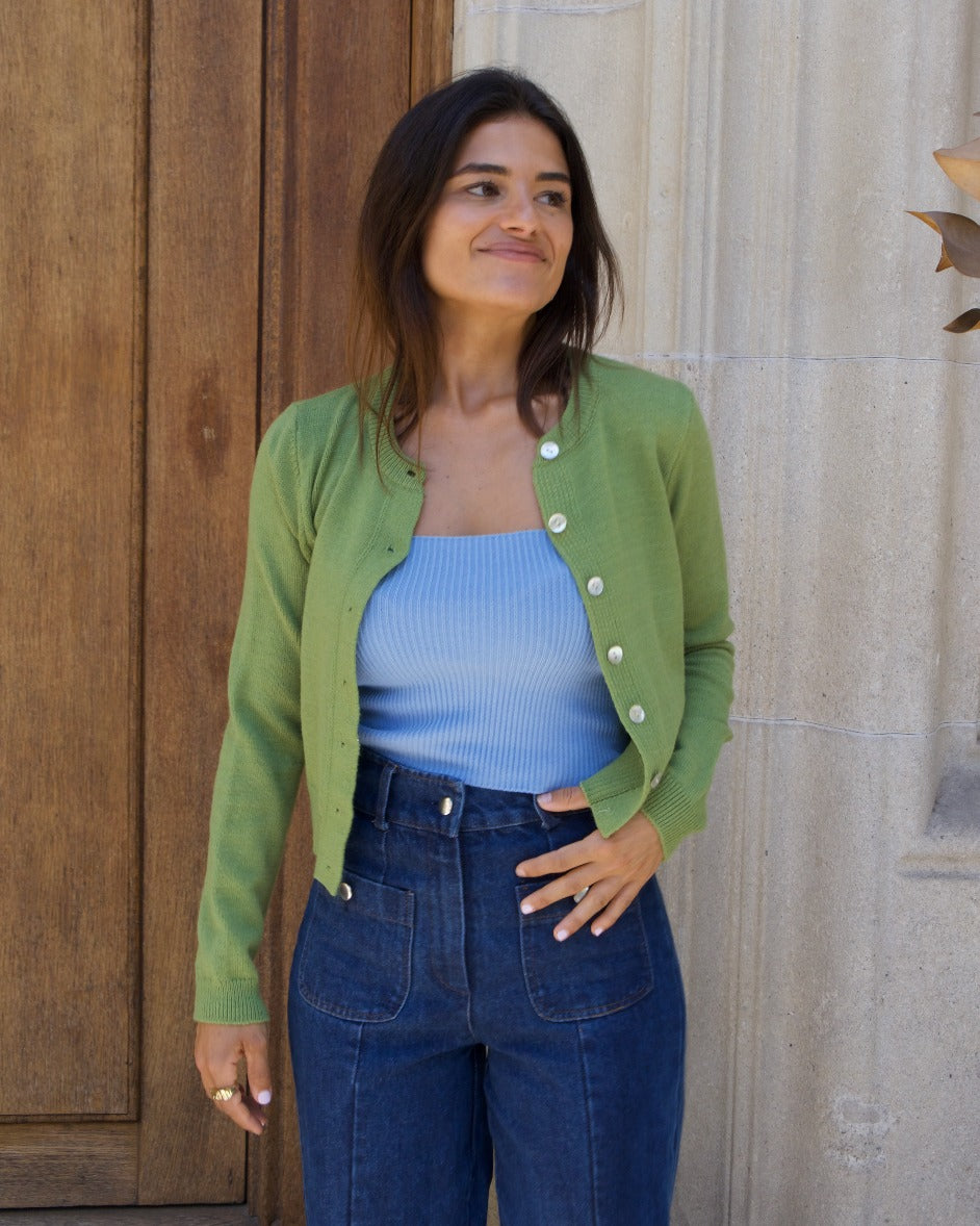 Inés Top Azul