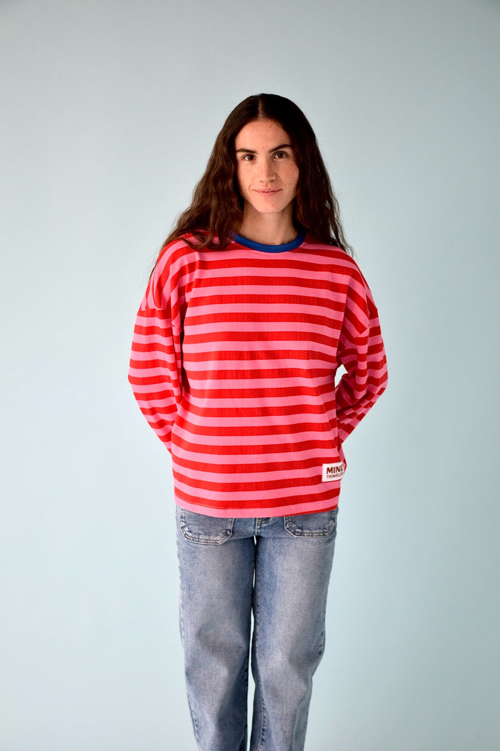 Núria Pink and Red T-Shirt