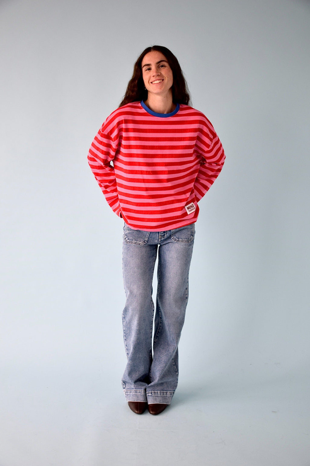 Núria Pink and Red T-Shirt