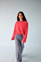 Núria Pink and Red T-Shirt