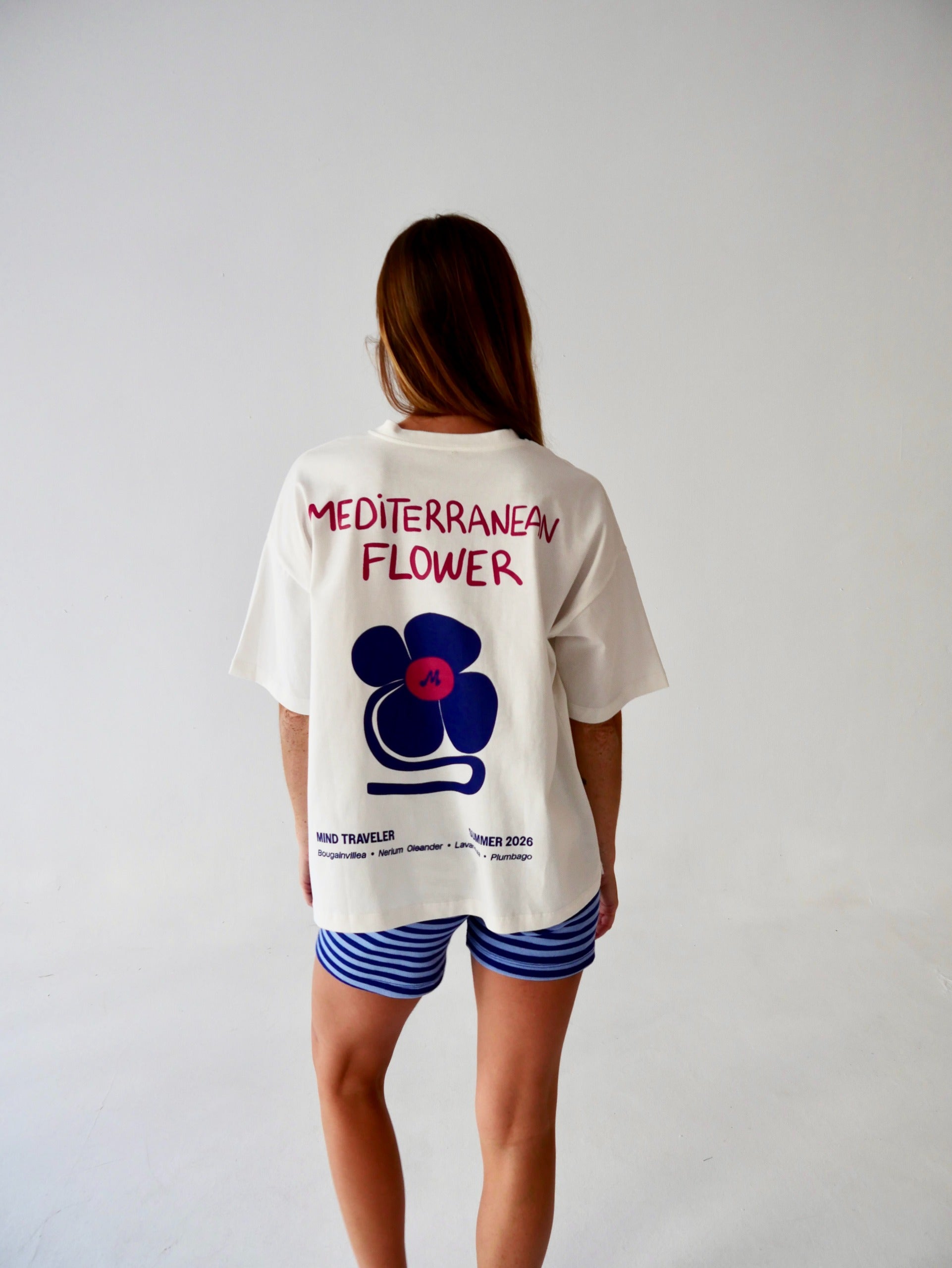 T-Shirt Fleur Méditerranéenne