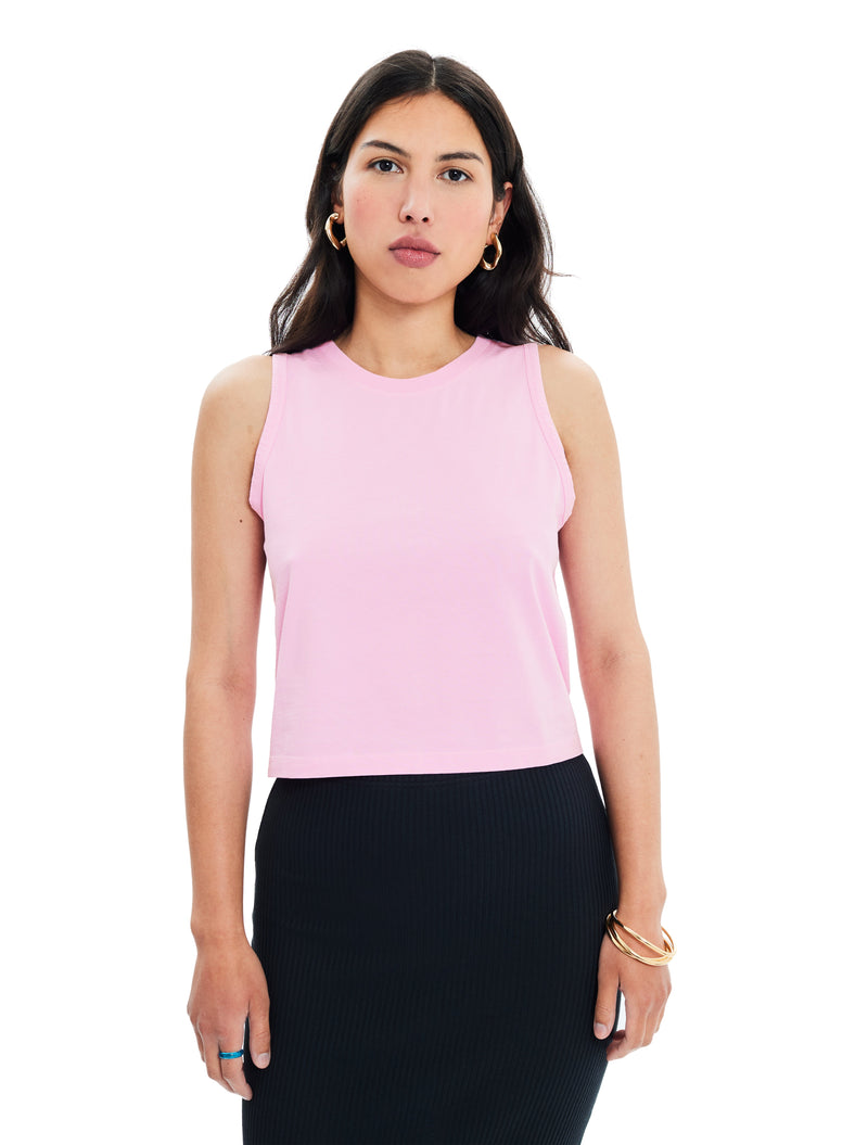 The Almost Crop Willie® Pink Bubble Gum Tank Top