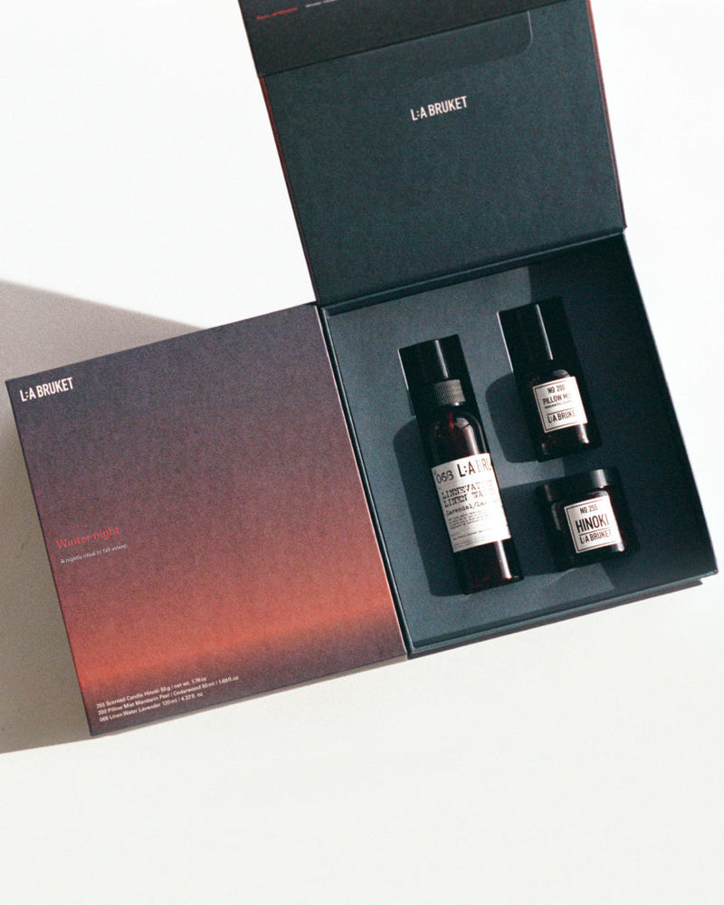 Coffret Nuit D'Hiver Mandarine / Lavande / Hinoki