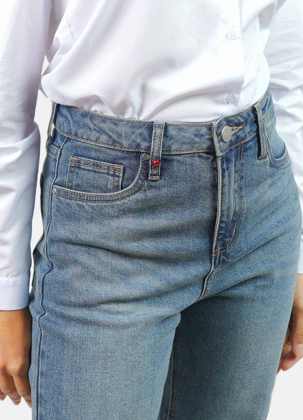 Jeans mom a vita alta stone Polly