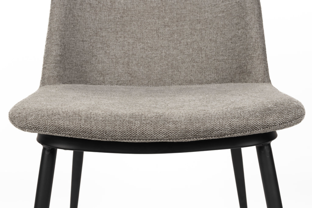 Lionel - Dining Room Chair - Fabric - Light Gray