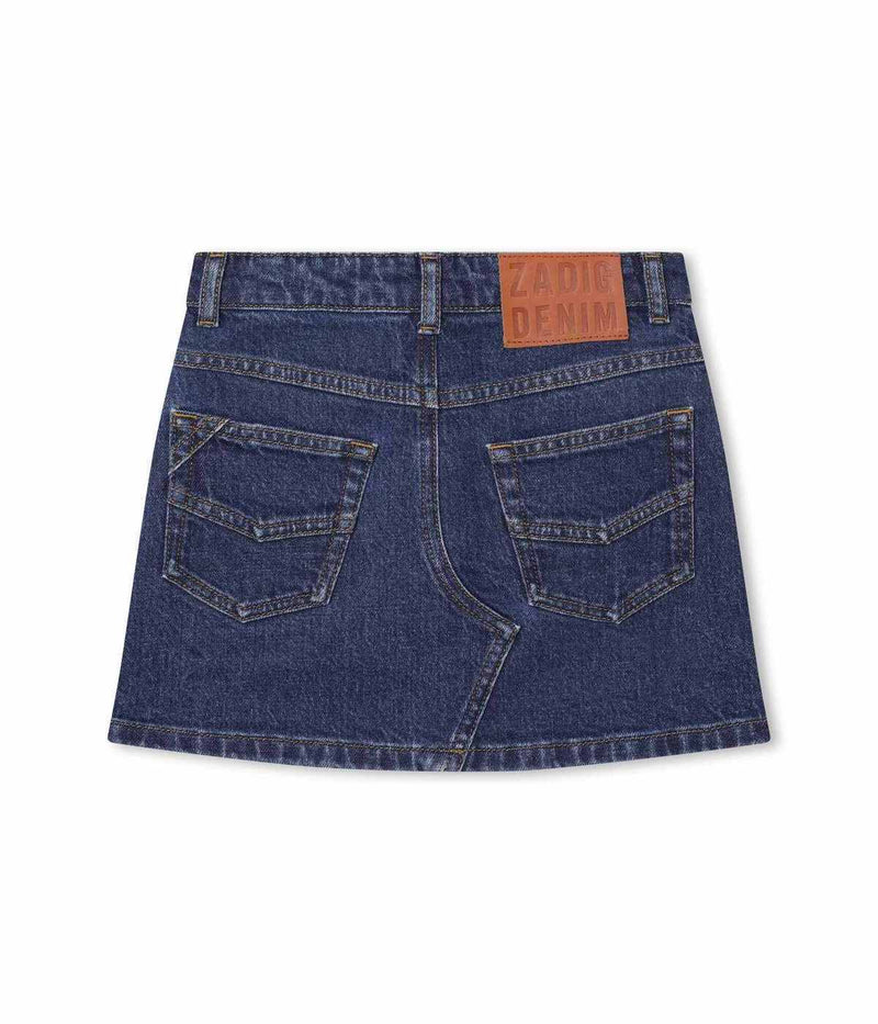 Jupe Denim - Rinse Wash - Fille - Zadig & Voltaire Kids