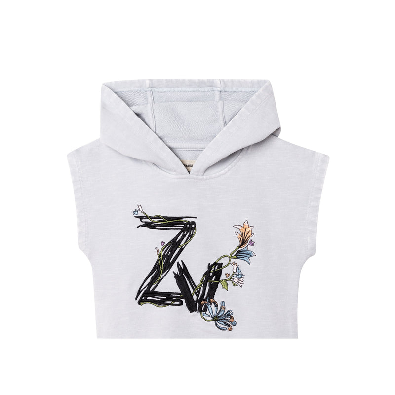 Sweat Sans Manches - Ciel - Fille - Zadig & Voltaire Kids