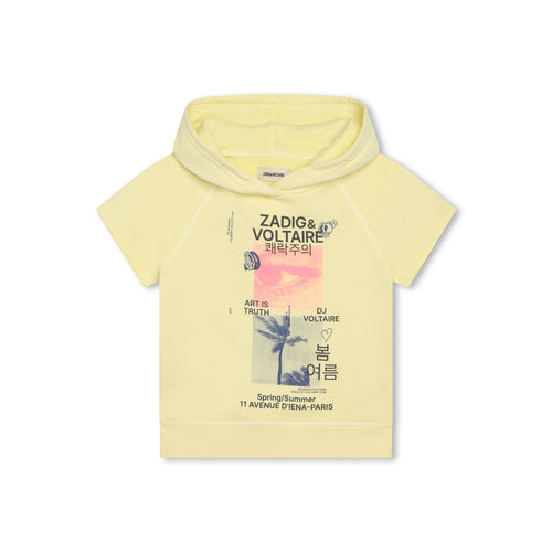 Sweat À Capuche - Primevere - Fille - Zadig & Voltaire Kids