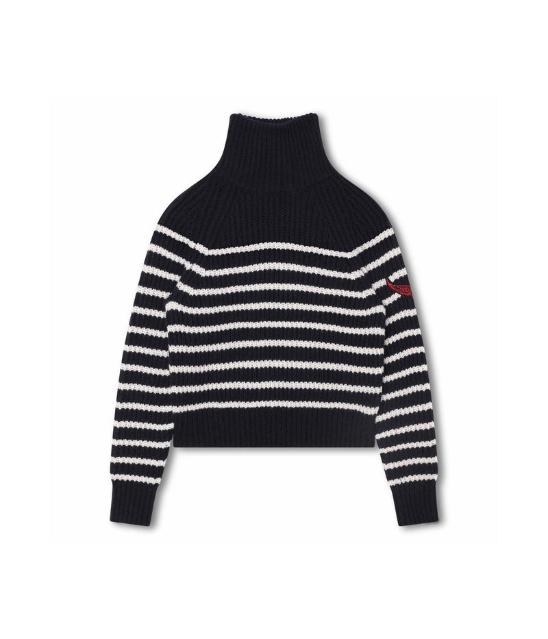 Pull Col Roule - Dark Blue - Fille - Zadig & Voltaire Kids