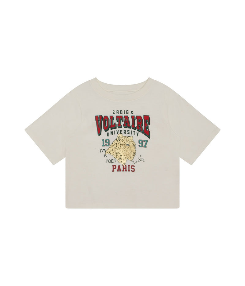 T-Shirt Manches Courtes - Hot Milk - Fille - Zadig & Voltaire Kids