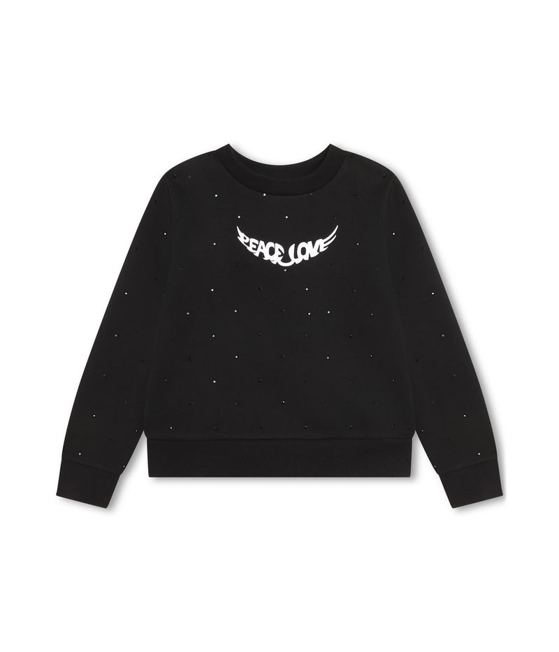 Sweat - Black - Fille - Zadig & Voltaire Kids