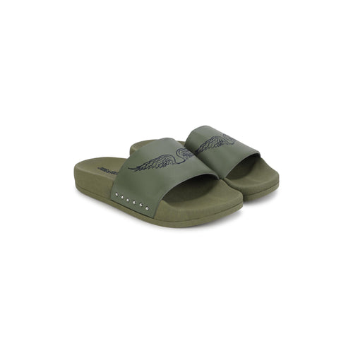 Claquettes - Army Green - Fille