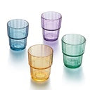 Sweetie Pie - 12 Vasos De Agua - Vidrio Tintado - Multicolor - Sweetie Pie - 25 Cl - Luminarc