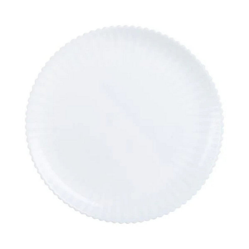 Bloom - 6 Assiettes Plates - Blanc - 25Cm - Luminarc