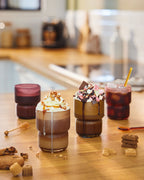 Moka Delice - 12 Vasos De Agua - Vidrio Tintado - Multicolor - 27 Cl - Luminarc