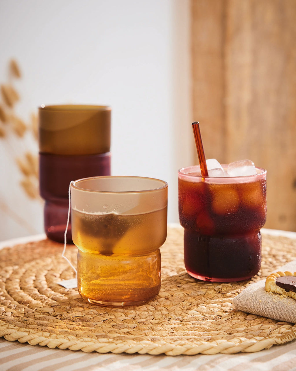 Moka Delice - 12 Vasos De Agua - Vidrio Tintado - Multicolor - 27 Cl - Luminarc