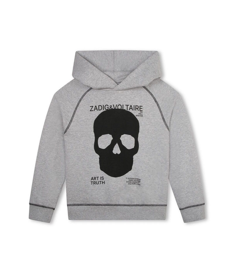 Sweat A Capuche - Gris Chine - Garçon - Zadig & Voltaire Kids