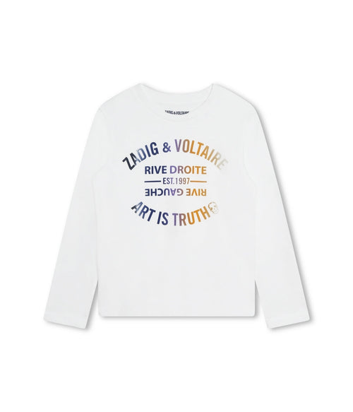 Camiseta de manga larga - Blanca - Niño