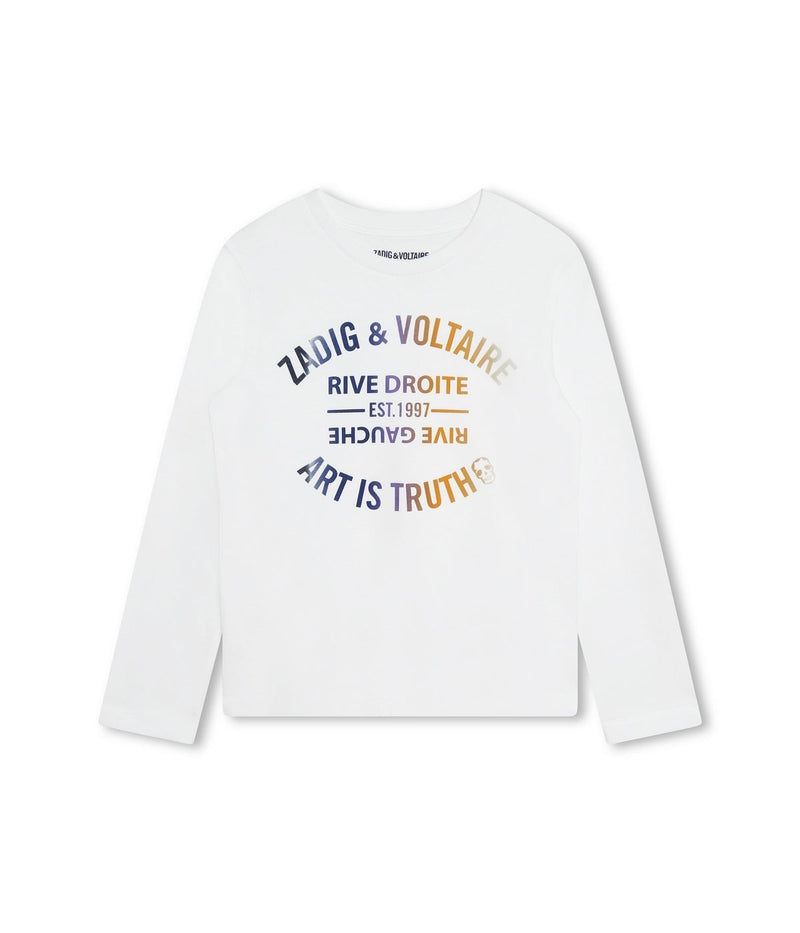 Camiseta de manga larga - Blanca - Niño