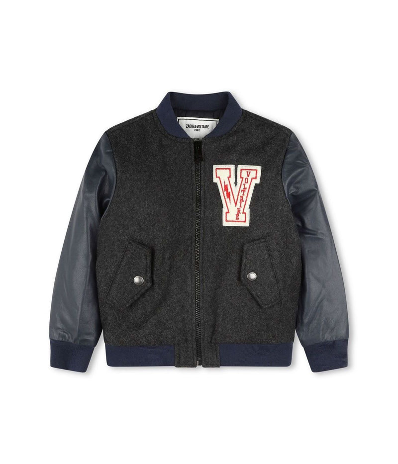 Bomber - Dark Blue - Garçon - Zadig & Voltaire Kids